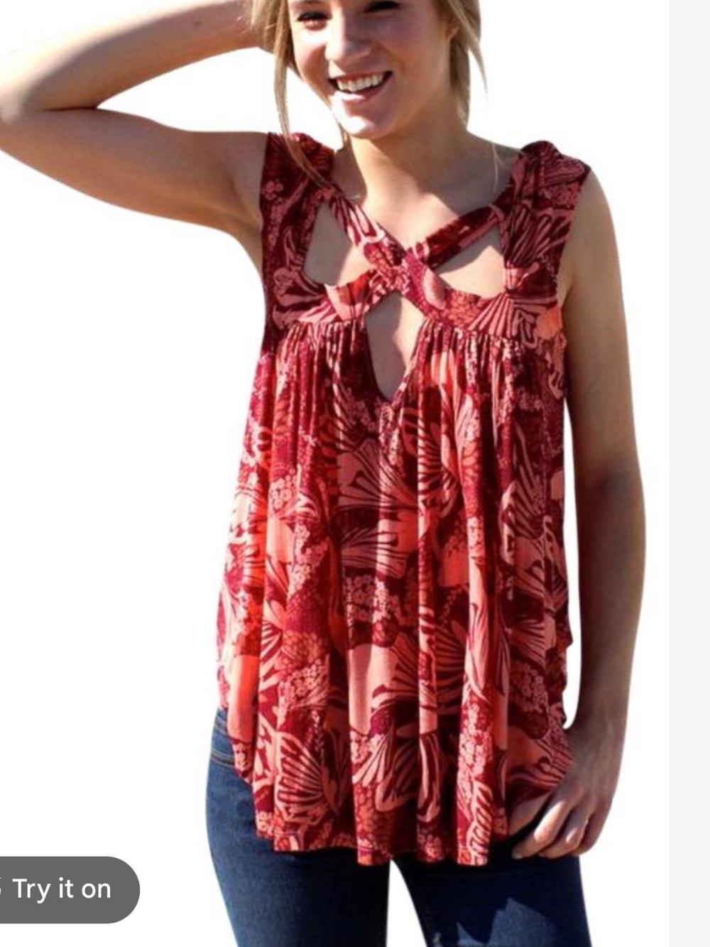 Free People Hot Tropics blouse - L